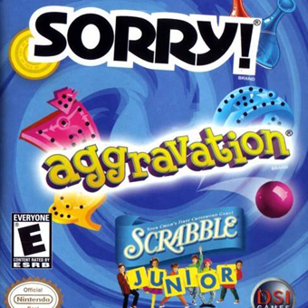 Paket Tiga-dalam-Satu - Sorry! + Aggravation + Scrabble Junior